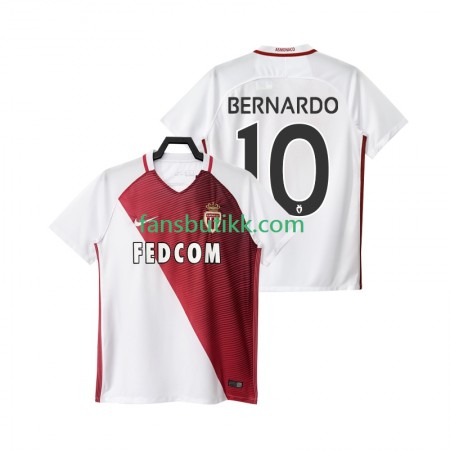 Fotballdrakt AS Monaco BERNARDO 10 2016 2017 Hjemmetrøye Kortermet